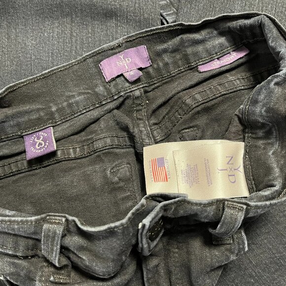 NYDJ Women's Dark Denim Straight Jeans - Size 4 - Picture 3 of 6